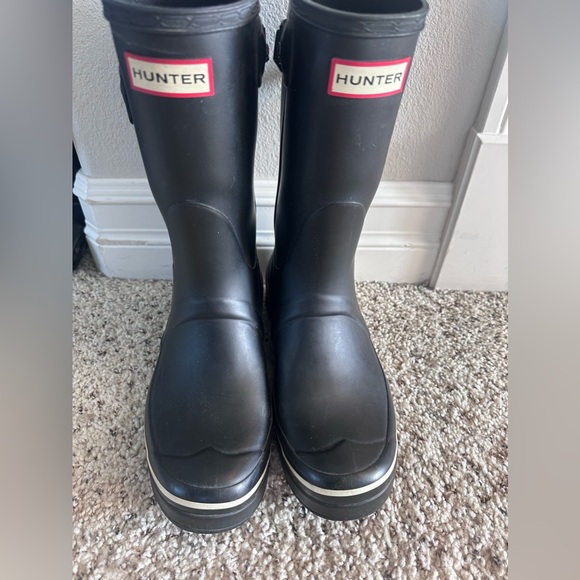 🖤 HUNTER Original Adjustable Rain Boot Black 8 - Picture 8 of 9